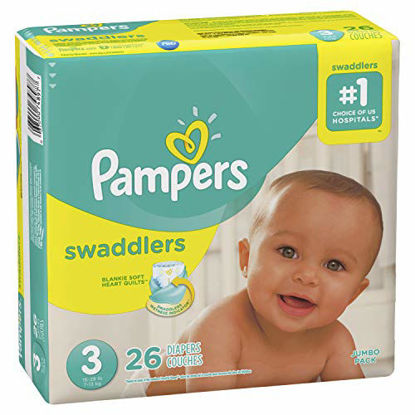 Picture of Pampers Swaddlers, Diapers, Size 3, 26 Count