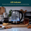 Picture of COSORI Electric Kettle Glass Hot Water Boiler & Tea Heater with LED Indicator Inner Lid & Bottom, Auto Shut-Off&Boil-Dry Protection, BPA Free,1.7L, Black