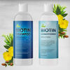 Picture of Natural Biotin Shampoo and Conditioner Set - Sulfate Free Shampoo and Conditioner for Color Treated Hair Care - Zinc Pyrithione Shampoo Biotin Coconut Oil and Keratin Formula Dry Scalp Treatment