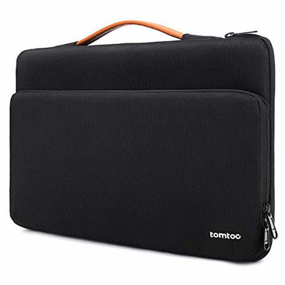Picture of tomtoc Laptop Sleeve for 15 16-inch MacBook Pro A2141 A1398, Notebook Case for Dell XPS 15, Microsoft Surface Book 3/2, The New Razer Blade 15, ThinkPad X1 Extreme Gen 2, Accessory Bag