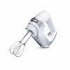 Picture of Hamilton Beach Professional 5-Speed Electric Hand Mixer with Snap-On Storage Case, QuickBurst, Stainless Steel Twisted Wire Beaters and Whisk, White (62652)