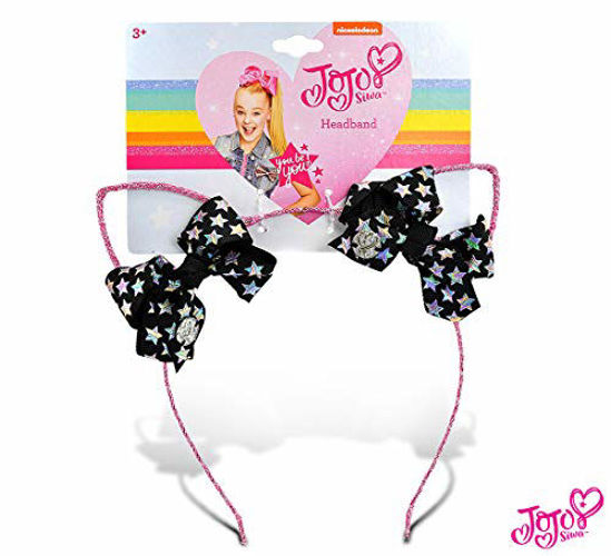 Picture of JoJo Siwa Girls Glitter Cat Ear with Mini Bow Headband