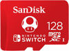 Picture of SanDisk 128GB microSDXC UHS-I-Memory-Card for Nintendo-Switch - SDSQXAO-128G-GNCZN, Red