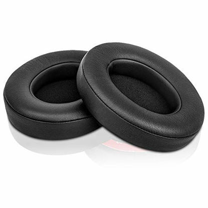 Picture of Beats Studio Replacement Ear Pads by Link Dream - Replacement Ear Cushions Memory Foam Earpads Cushion Cover for Beats Studio 2.0 Wired/Wireless B0500 / B0501 & Beats Studio 3.0, 2 Pieces (Black)