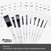 Picture of ARTIFY 10 Pcs Paint Brush Set Includes a Carrying Case Perfect for Acrylic, Oil, Watercolor and Gouache Painting