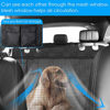 Picture of URPOWER Dog Seat Covers with Detachable Mesh Visual Window 100% Waterproof Dog Car Seat Cover Nonslip Pet Bench Seat Cover with Storage Pockets, Washable Dog Hammock for Cars Trucks and SUVs