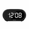 Picture of USCCE Small LED Digital Alarm Clock with Snooze, Easy to Set, Full Range Brightness Dimmer, Adjustable Alarm Volume with 5 Alarm Sounds, USB Charger, 12/24Hr, Compact Clock for Bedrooms, Bedside, Desk