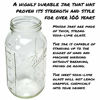 Picture of Glass 2 Quart Mason Jar Pitcher by County Line Kitchen - Classic Style, 64 oz Ball Jar, Wide Mouth, Heavy Duty Glass Pitcher