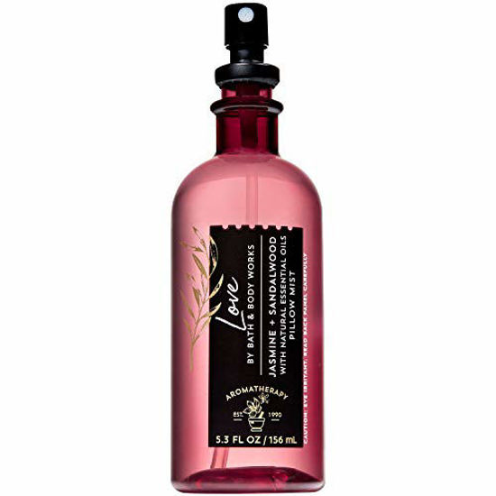 Picture of Bath and Body Works LOVE - JASMINE + SANDALWOOD Pillow Mist 5.3 Fluid Ounce