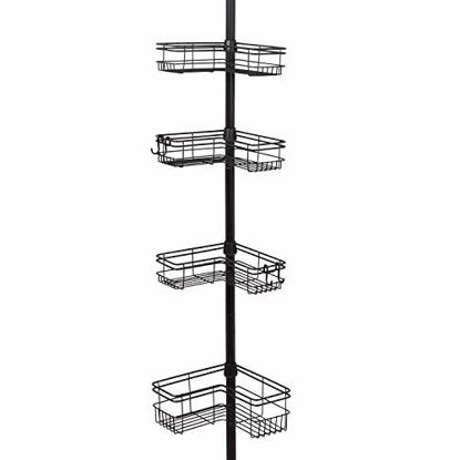 Picture of Zenna Home Pole Shower Caddy, Bronze