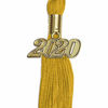 Picture of Endea Graduation Single Color Tassel with Gold Date Drop (Gold, 2020)