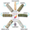 Picture of Sage Variety Pack - White Sage, Blue Sage, Yerba Santa, Cedar, Juniper & Palo Santo Smudge Sticks + Amethyst | Smudging Kit (Regular)