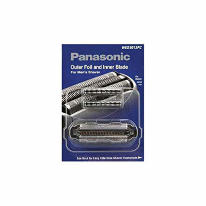 Picture of Panasonic WES9013PC Electric Razor Replacement Inner Blade and Outer Foil Set for Men Hypoallergenic Blades for Sensitive Skin Maintain Level of Grooming