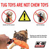 Picture of Bundle of 3 Jute Tug Toys 3" x 8" with 1 Handle Redline K9