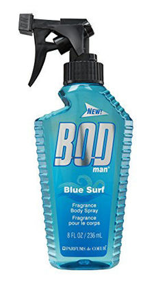 Picture of BOD Man Fragrance Body Spray, Blue Surf, 8 Fluid Ounce