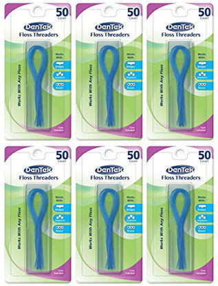 Picture of Dentek Floss Threaders 50 Count (6 Pack)