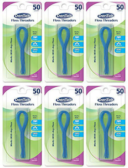 Picture of Dentek Floss Threaders 50 Count (6 Pack)