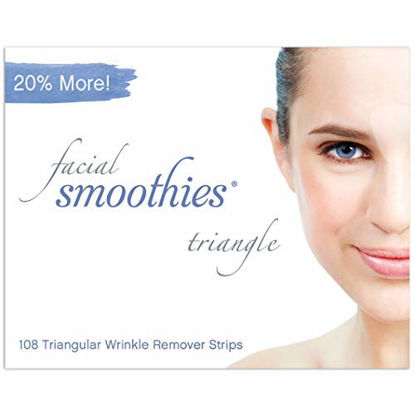 Picture of Facial Smoothies TRIANGLE Wrinkle Remover Strips, 108 Triangular Anti-Wrinkle Patches