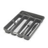 Picture of madesmart Classic Mini Silverware Tray - Granite | CLASSIC COLLECTION | 5-Compartments | Kitchen Organizer |Soft-grip Lining and Non-slip Rubber Feet | BPA-Free