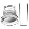 Picture of Yummy Sam Lid and Spoon Rest,Stainless Steel Utensils Lid Holder Ladle Rest Pot Rack Multifunctional Storage Rack (Silver)