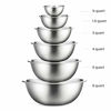 Picture of Stainless Steel Mixing Bowls (Set of 6) Stainless Steel Mixing Bowl Set - Easy To Clean, Nesting Bowls for Space Saving Storage, Great for Cooking, Baking, Prepping