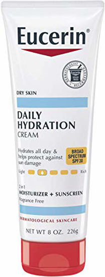 Picture of Eucerin Daily Hydration Body Cream with SPF 30 - Broad Spectrum Body Lotion for Dry Skin - 8 oz. Tube