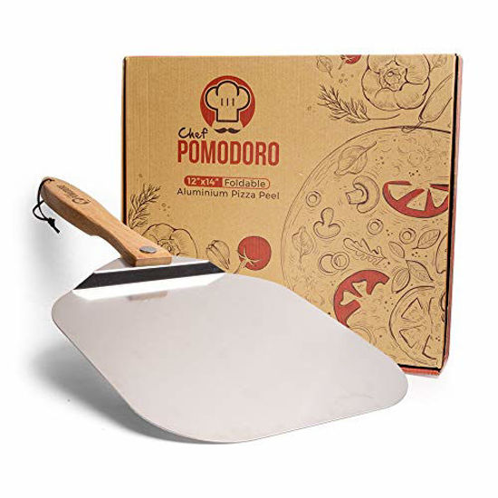 Metal and wood Pizza Peel Paddle