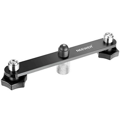 Picture of Neewer NW-036 Microphone Bar, Durable Sturdy Steel Microphone Mount Bracket T-bar with Standard 5/8-inch Thread Smooth Finish, Suitable for Most Microphones Clips Stands Boom Arms (Original Version)