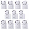 Picture of Wsdcam Door and Window Alarm for Home Wireless Alarm Security System Magnetic Alarm Sensor Time Delay Alarm Loud 110 dB, 4-in-1 Mode Window Alarms 10 Pack