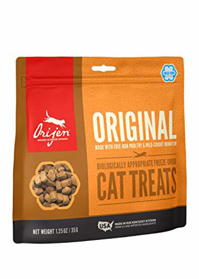 Picture of Orijen Freeze Dried Cat Treats, Grain Free, Natural & Raw Animal Ingredients, Original, 1oz