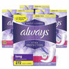 Picture of Always Xtra Protection Daily Feminine Panty Liners for Women, Extra Long, Unscented, 68 Count - Pack of 4 (272 Count Total)