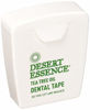 Picture of Desert Essence Tea Tree Oil Dental Tape Infused with Tea Tree Oil & Mint - Beeswax Adds Easy-Glide for Hard-to-Reach Places -Plant-Based Care For Dental Health - 30 Yards (Pack of 6)