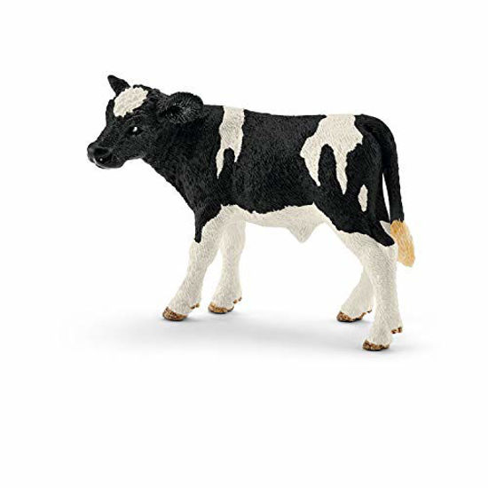 Picture of SCHLEICH Farm World Holstein Calf Educational Figurine for Kids Ages 3-8