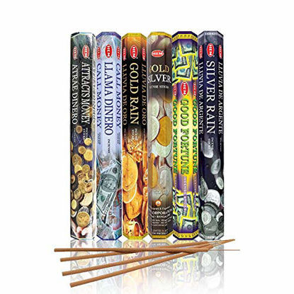 Picture of HEM assorted incense sticks pack of 6, 20 stick tubes,120 sticks total