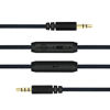 Picture of BestGot Audio Cable with Microphone Volume Control Aux Cord 3.5mm (4.3ft / 1.3m) for PS4 Controller, Headphones,Tablet,Computer, Laptop,Car,Mobile Phone and More (1-Pack Black)