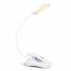 Picture of Vekkia 3000K Warm LED Book Light, Easy for Eyes, Clip on Reading Lights for Reading in Bed, Car & Travel, Rechargeable Slim 2.1 oz. Light Weight. Perfect for Bookworms & Kids (Elegant White)