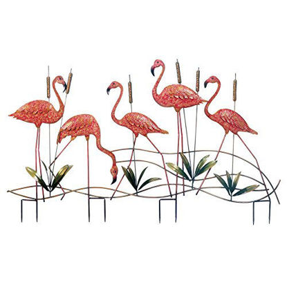 Picture of Zings & Thingz 57074138 Flamingo Lawn Stake, Pink