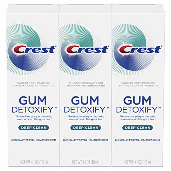 Picture of Crest Toothpaste Gum Detoxify Deep Clean, 4.1oz (Pack of 3)