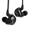 Picture of KZ ZSR in-Ear Headphones 1 DD & 2 BA Earphone HiFi Stereo Deep Bass Earbuds with Detachable Cable Noise Isolating Headset with Hybrid Driver for Running, Jogging, Walking (Black Without Mic)