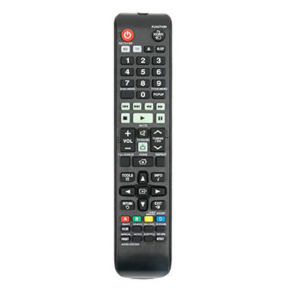 Picture of New AH59-02538A Replaced Remote fit for Samsung Smart Bluray Blu-ray Player HT-F5500W HT-F6500W HT-F5500 HT-F5550 HT-F6500 HT-F6530 HT-F6530W HT-F5500K HT-F5550K HT-F5530 HT-FM53/ZA HT-FM53 HT-FM65WC