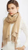 Picture of Winter Cashmere Wool Scarf Pashmina Shawl Wrap for Women Long Large Warm Thick Reversible Scarves Camel and Beige