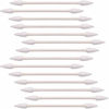 Picture of Pangda Cotton Swabs Cotton Tipped Applicator Double Tipped with Cardboard Handles, 400 Pieces (Double-Pointed Tip)