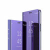 Picture of LEECOCO Case for Galaxy Note 9 Luxury Clear View Electroplate Plating Mirror Makeup [Kickstand] Full Body Protective Cover Flip PC and PU Leather Case Cover for Samsung Galaxy Note 9 Mirror PU: Purple