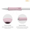 Picture of UPPERCASE Designs NimbleGrip Premium Silicone Ergonomic Grip Holder, Dual Sided Design, Compatible with Apple Pencil 1st Generation and Apple Pencil 2nd Generation (1 Pack, Pink)