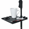 Picture of Gator Frameworks Microphone Stand Clamp-On Utility Shelf; 9" x 9" Surface Area with 10 pound Weight Capacity (GFW-SHELF0909)