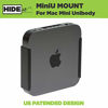 Picture of HIDEit MiniU Mac Mini Mount - Mount for Mac Mini (Black) - US Patented Wall Mount, Under Desk Mount and VESA Mount - No Ugly Tabs or Unnecessary Bulk - Designed in The USA