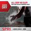 Picture of SPRI Liquid Chalk 50ml Bottle - Works as Gym Chalk, Lifting Chalk, Rock Climbing Chalk, Weightlifting Chalk - Dries Instantly, Use Alone or with Powdered Chalk Ball or Bag