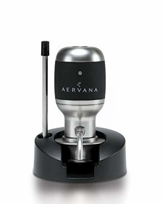 Picture of Aervana Original: Electric Wine Aerator and Pourer / Dispenser - Air Decanter - Personal Wine Tap for Red and White Wine 750 ml and 1.5 l (With Stand)