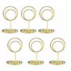 Picture of Jofefe 20pcs Mini Place Card Holders, Cute Table Number Holders, Classy Table Card Holder Table Picture Stands, Elegant Wire Photo Holder Menu Memo Clips, Idea for Wedding, Anniversary Party (Gold)