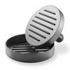 Picture of Pure Grill Burger Press - Aluminum BBQ Patty Maker with 100 Wax Papers for Grilling Hamburger Patties